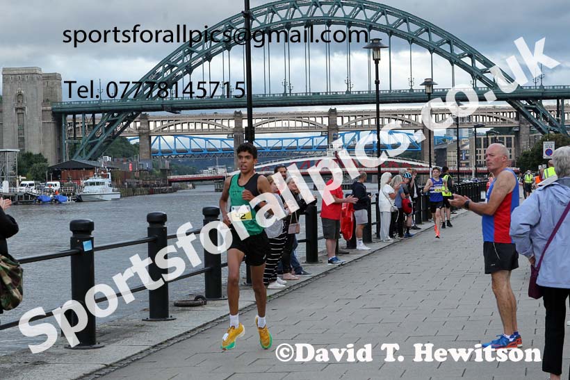 Junior Quayside Road Race, Newcastle/Gateshead, 2021, August 11th. Photo: David T. Hewitson/Sports for All Pics
